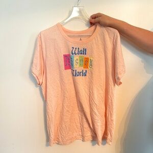 Disney Plus Size women's light pink tee 2X